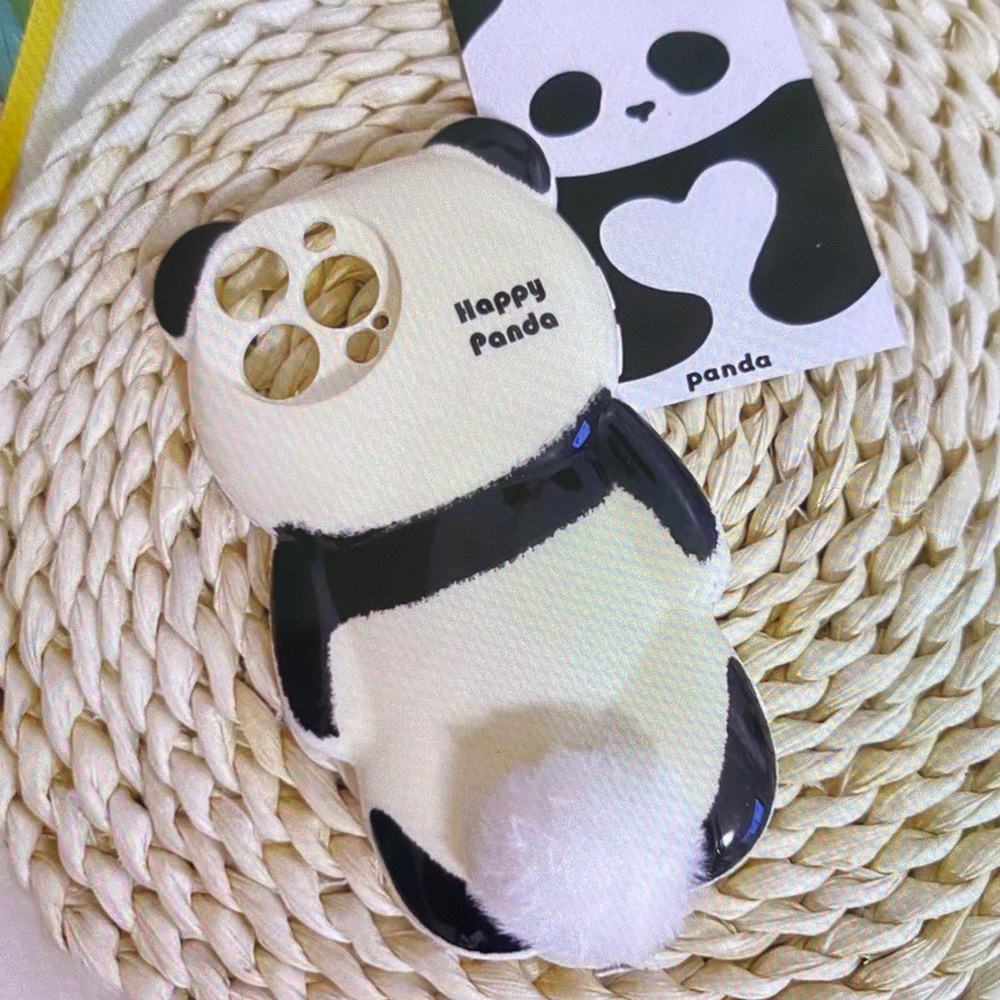 Panda Black and White Phone Case